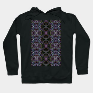 Neon grass pattern Hoodie